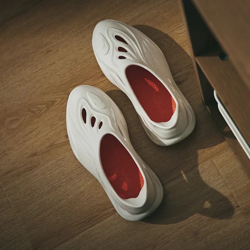 361° Yuyu Whale Clog Səndəl Ağ/Qırmızı 6