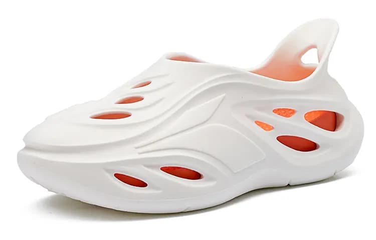 361° Yuyu Whale Clog Səndəl Ağ/Qırmızı 3
