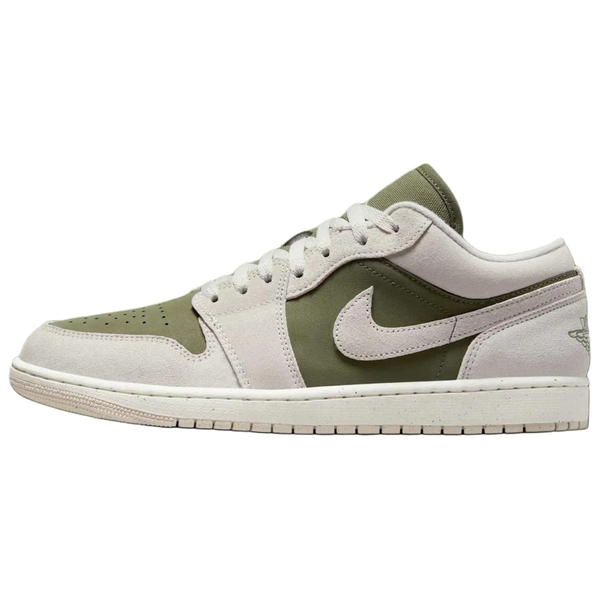 Jordan Air Jordan 1 Unisex Basketbol Ayaqqabısı Ağ/Yaşıl