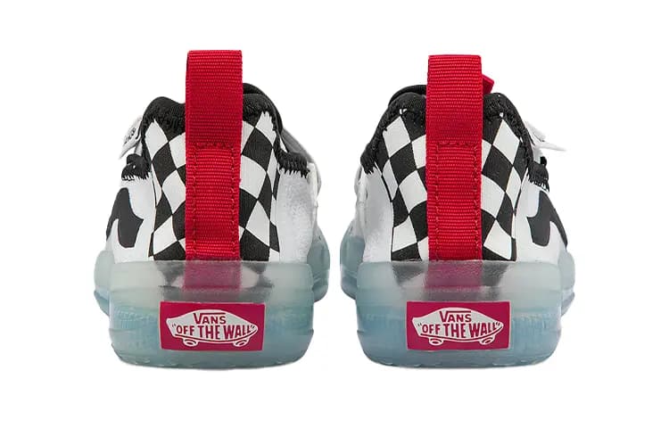 Kids Vans Strker Ultimatewaffle Uşaq Skeytbord Ayaqqabısı Qara/Ağ 5