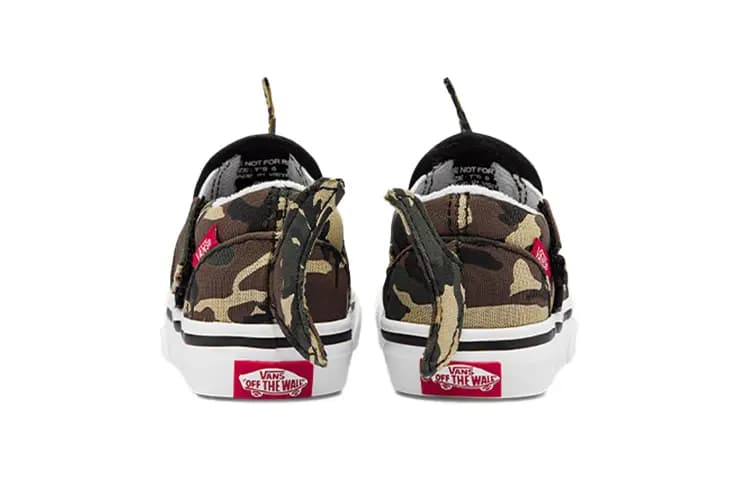 Vans Slip-On V Toddler Camo Shark 4