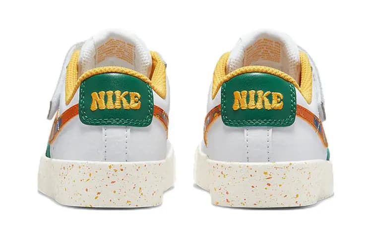 Nike Blazer 77 Skateboard Shoes Uşaq Ağ/Yaşıl 5