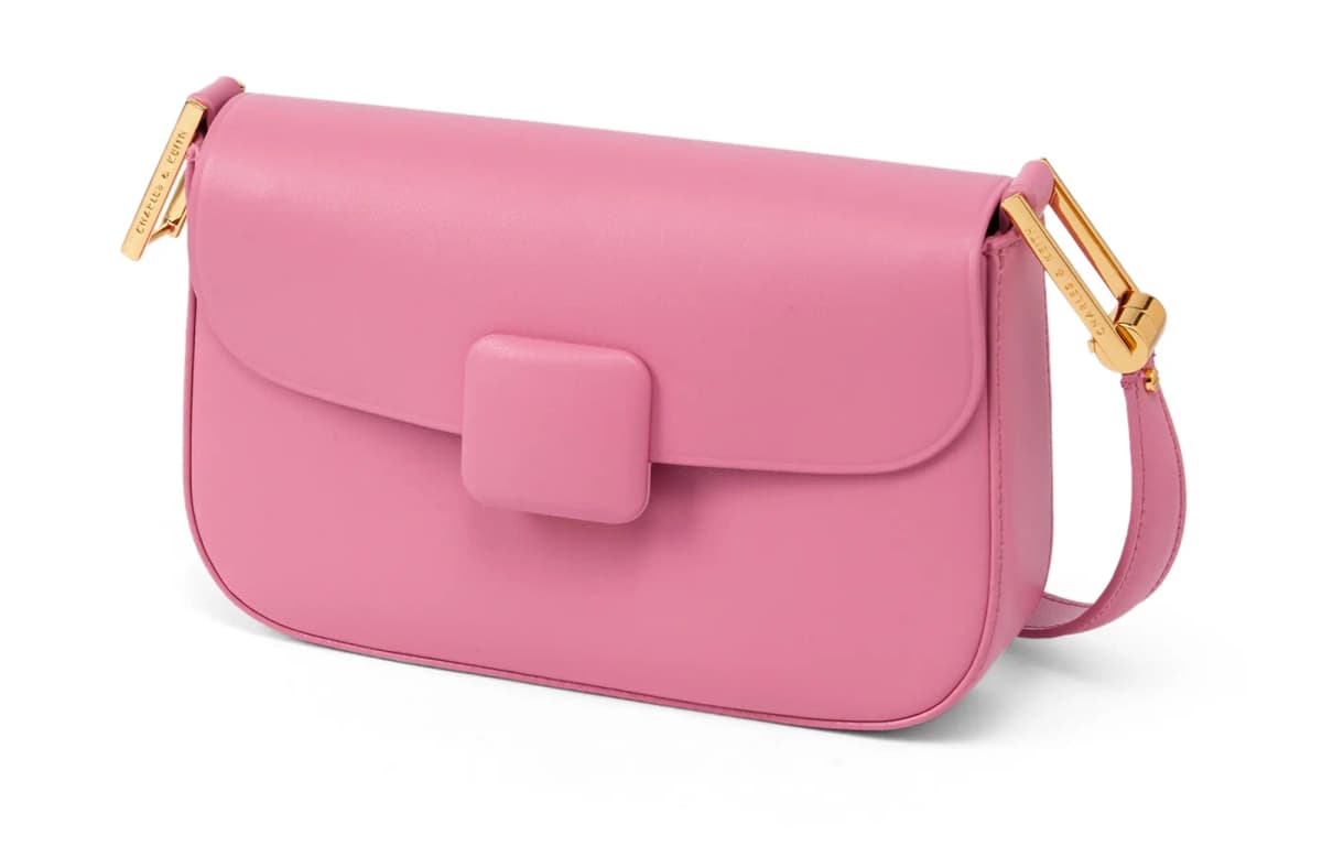 CHARLES&KEITH Çanta Qadın Bej/Yaşıl/Narıncı/Çəhrayı 6