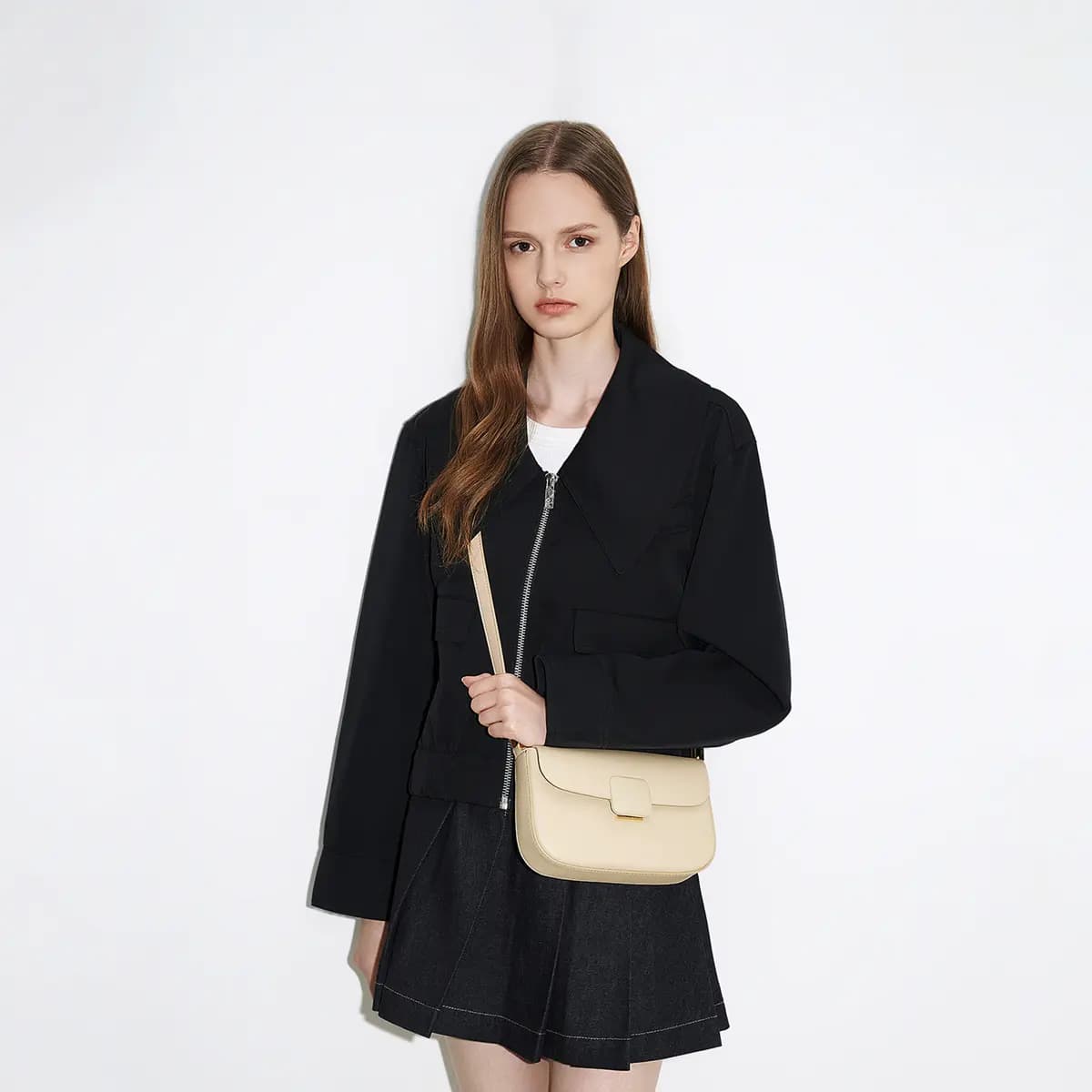 CHARLES&KEITH Çanta Qadın Bej/Yaşıl/Narıncı/Çəhrayı 11