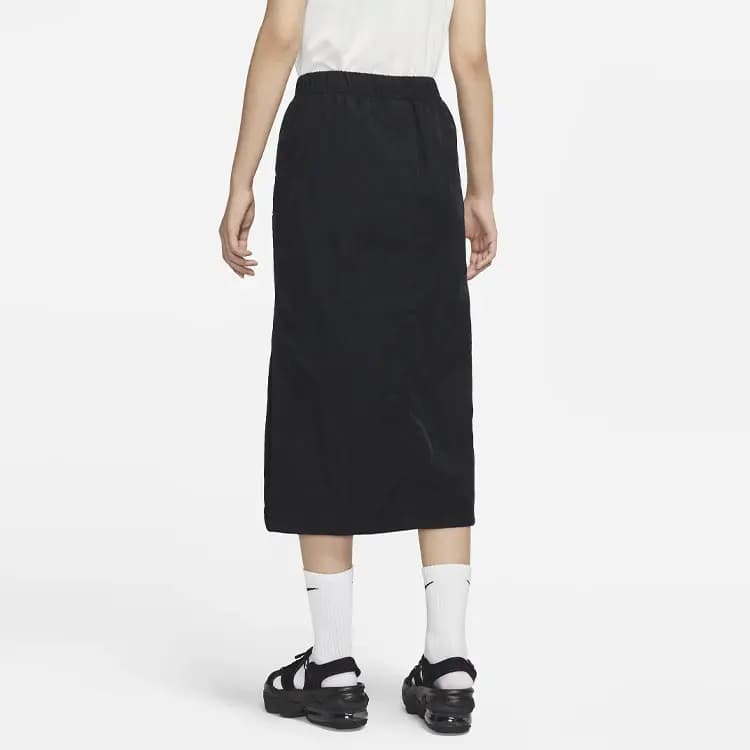 Nike Sportswear Essential Casual Long Skirt Black 5