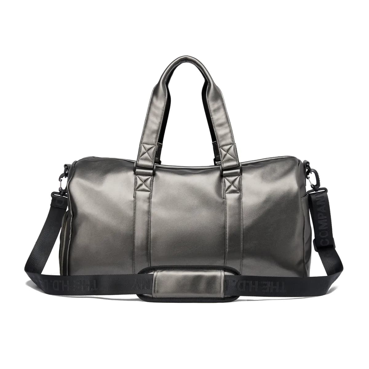 Lee 32L Cool Stylish High-Value Swimming Sports Shoulder Sling Bag Essential for Vacation Business Travel Luggage Storage Bag Dry-Wet Separated Gym Bag PVC Hand Carry Travel Bag Basketball Bag Unisex Couple Silver Gray 3