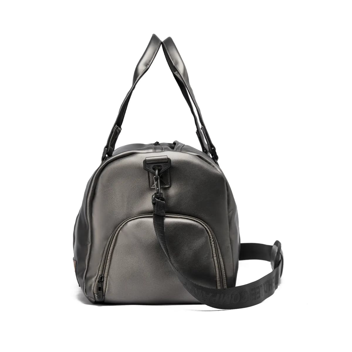Lee 32L Cool Stylish High-Value Swimming Sports Shoulder Sling Bag Essential for Vacation Business Travel Luggage Storage Bag Dry-Wet Separated Gym Bag PVC Hand Carry Travel Bag Basketball Bag Unisex Couple Silver Gray 6