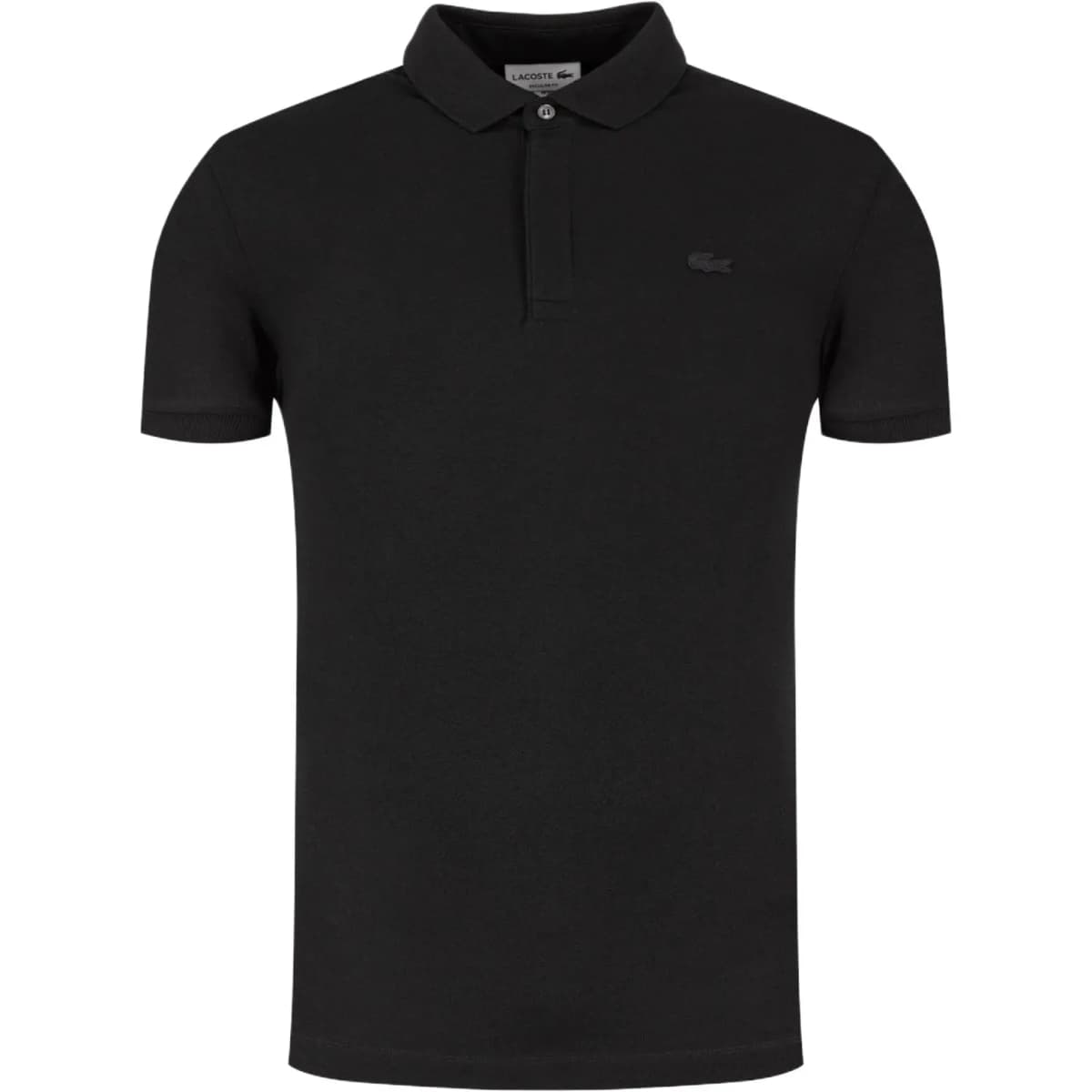 LACOSTE Qısaqol Polo Yaxa Köynək Kişi Qara