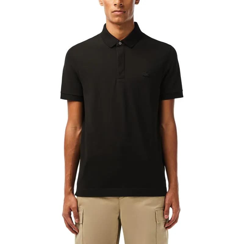 LACOSTE Qısaqol Polo Yaxa Köynək Kişi Qara 4