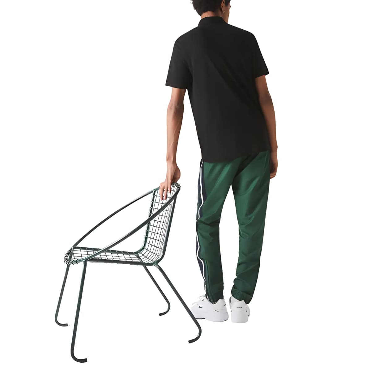 LACOSTE Qısaqol Polo Yaxa Köynək Kişi Qara 3