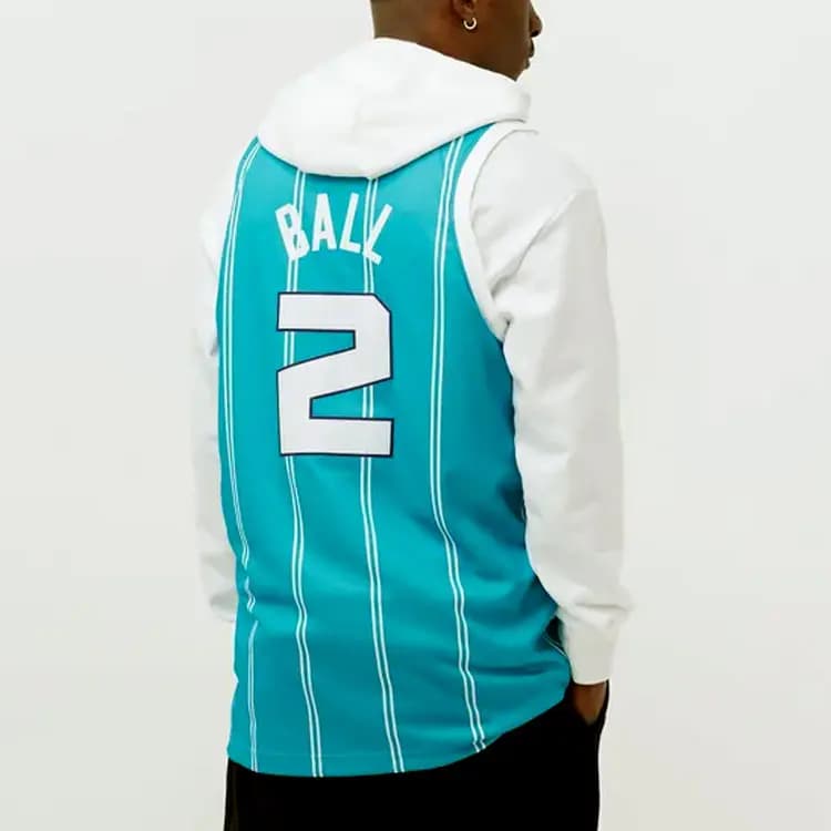 JORDAN Lamelo Ball Hornets Icon Edition 2022 Swingman NBA Maykası 3