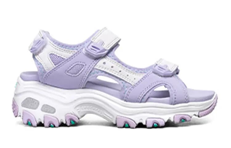 Skechers D'lites Uşaq Sandalları Bənövşəyi/Ağ 2