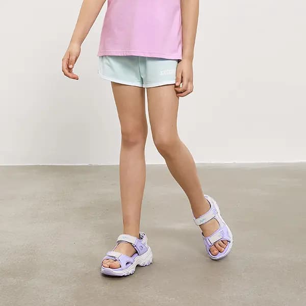 Skechers D'lites Uşaq Sandalları Bənövşəyi/Ağ 9