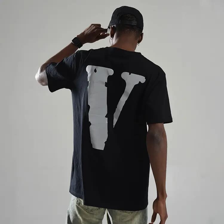 VLONE T Shirt Unisex Black Gray Color 3