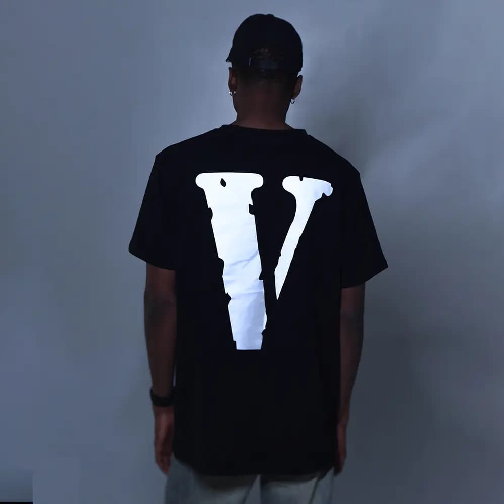 VLONE T Shirt Unisex Black Gray Color 5