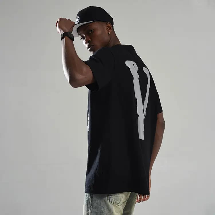 VLONE T Shirt Unisex Black Gray Color 7