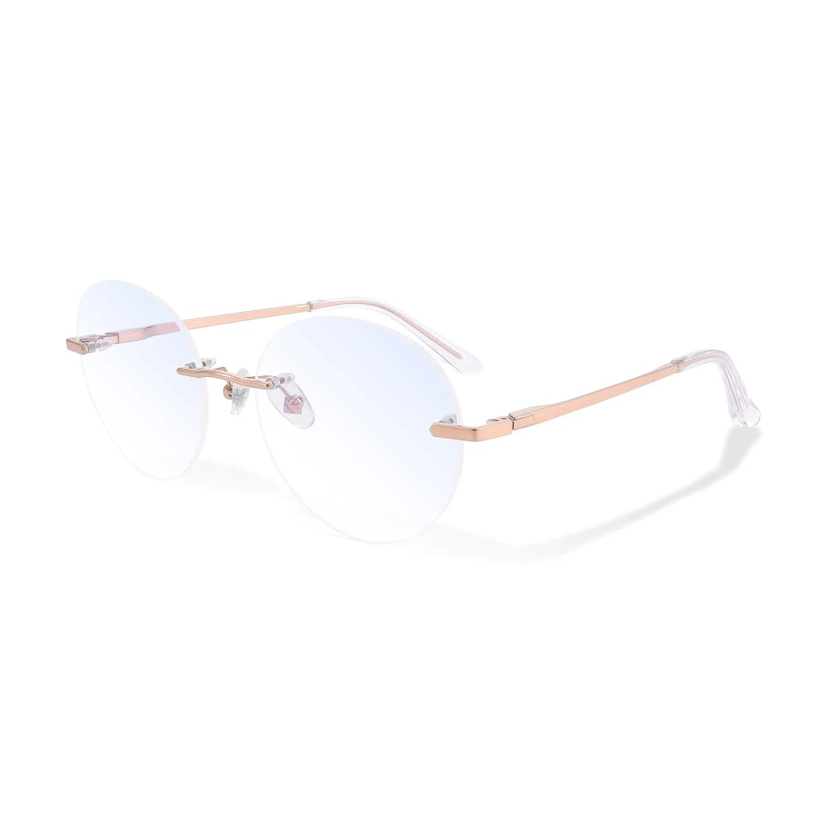 PULAIS Blue Light Blocking Titanium Round Eynək Unisex 9