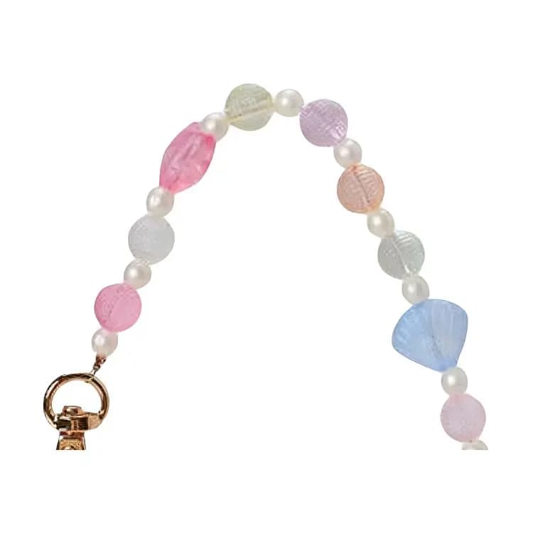 Disney Shanghai Disney Shelly May Duffy & Friends Summer Ocean Party Series Cartoon Cute Design Polyester (Polyester Fiber) Headphone Case Bag Women's Pink Beige 5