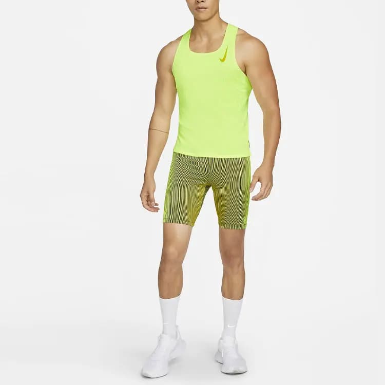 Nike Tank Tops Men Neon Yellow 4