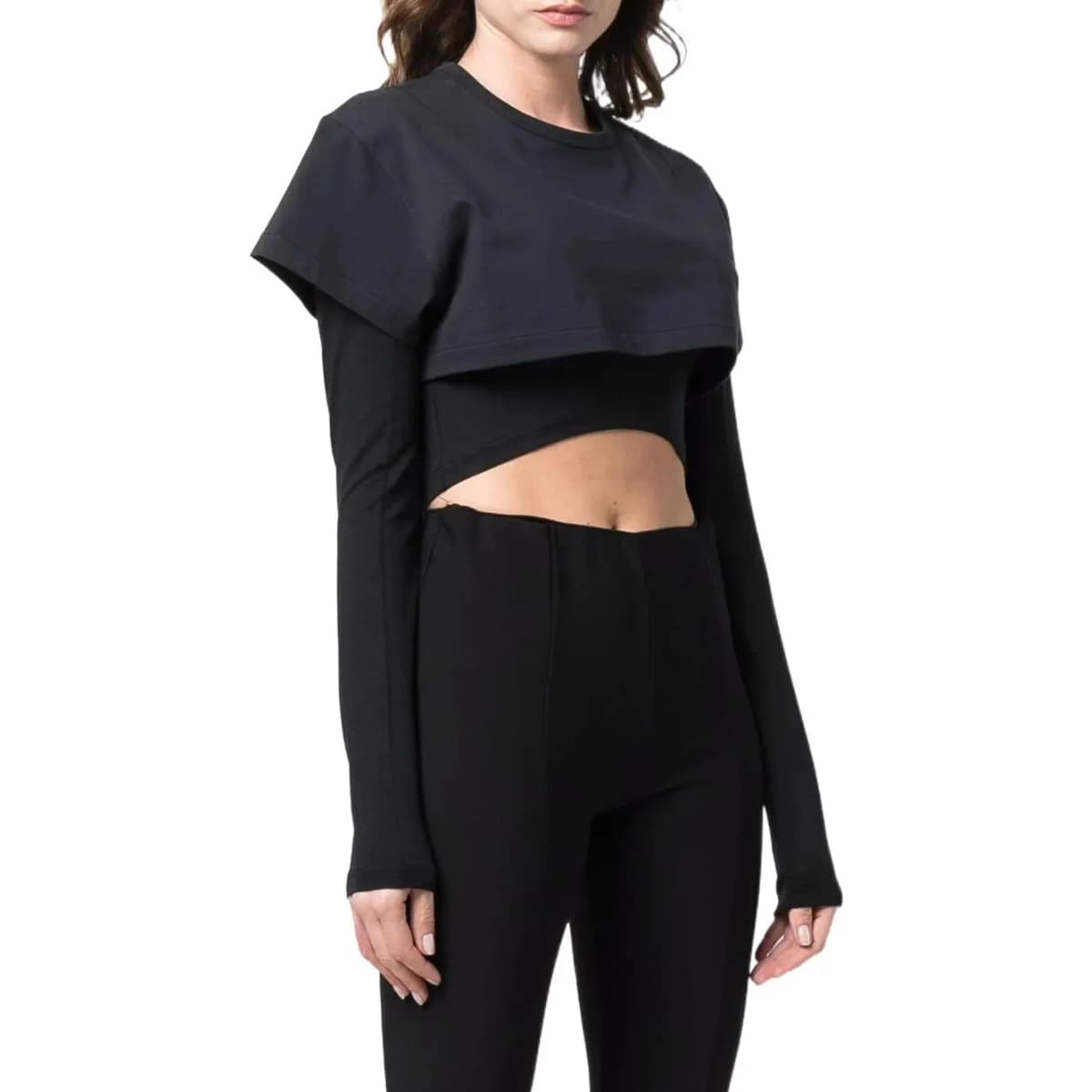 Jacquemus Le Double T Shirt 'Black' 3