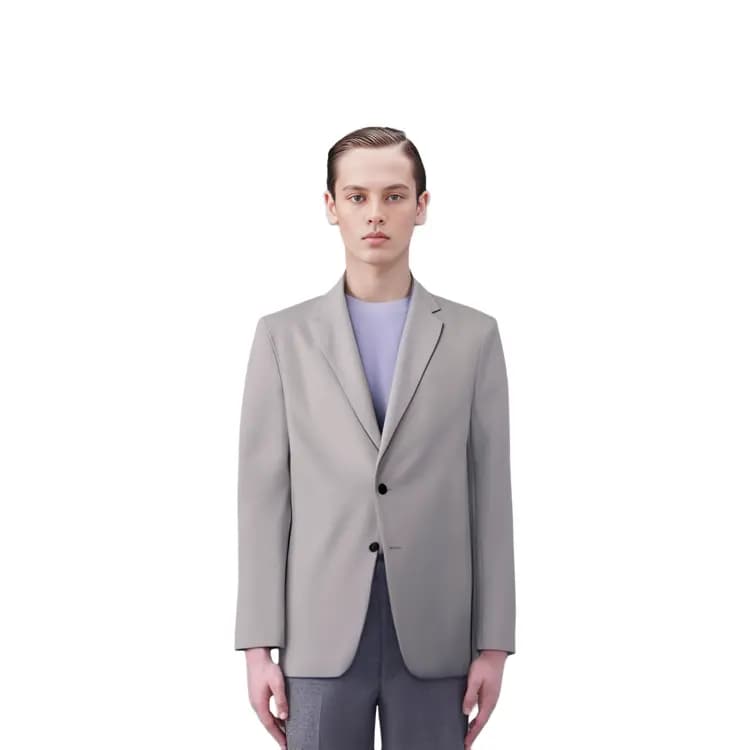 UNIQLO x THEORY Kişi Kostyumu Açıq Boz 2