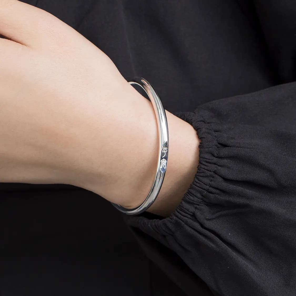 Clect S999 Fine Silver Sterling Silver Bracelets Women's Silver 7