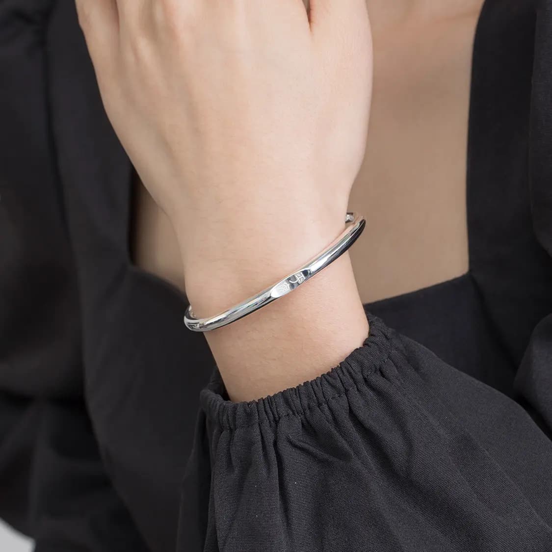 Clect S999 Fine Silver Sterling Silver Bracelets Women's Silver 6