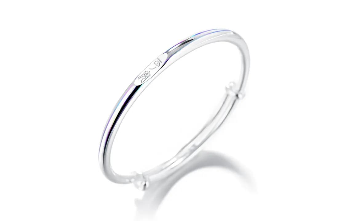 Clect S999 Fine Silver Sterling Silver Bracelets Women's Silver 3