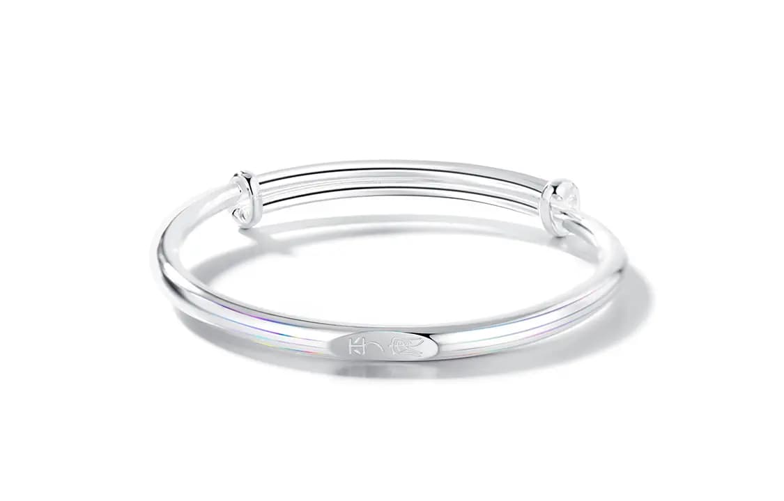 Clect S999 Fine Silver Sterling Silver Bracelets Women's Silver 2