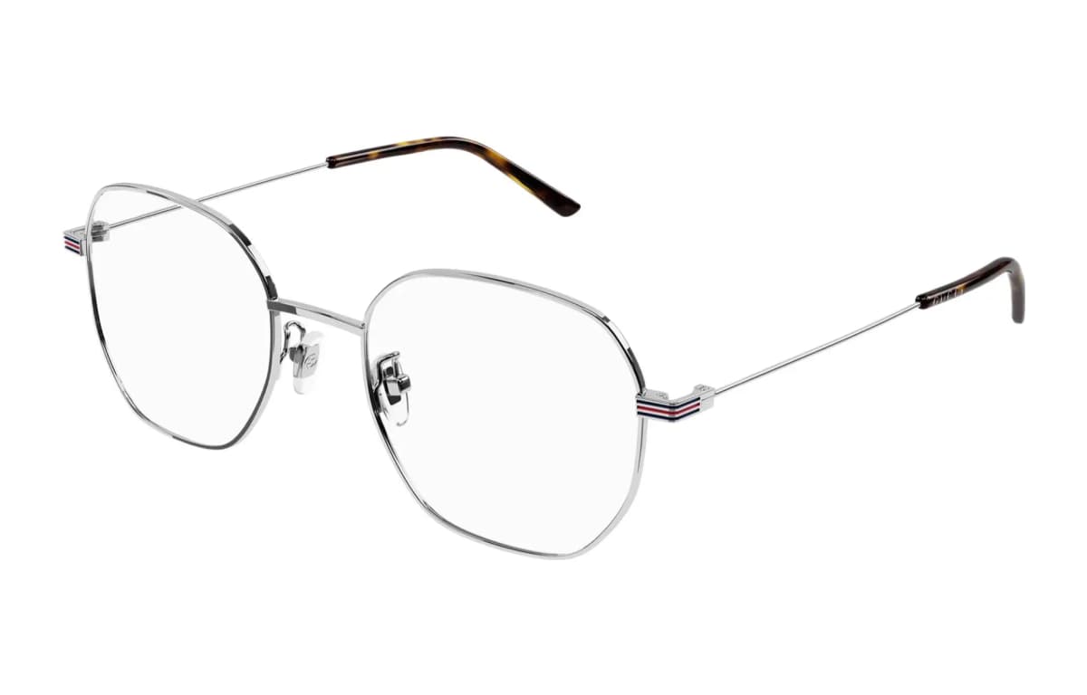 GUCCI Kişi Eynək Çərçivəsi Gümüşü