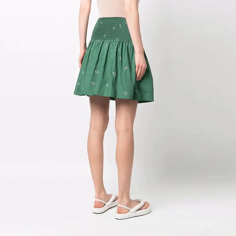 KENZO SS22 Casual Short Skirts Women's Green 3