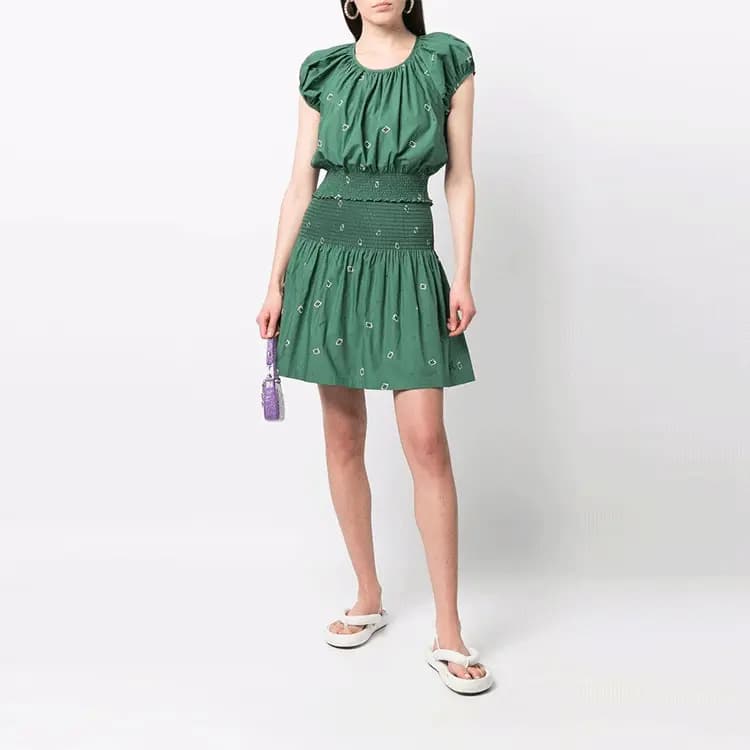 KENZO SS22 Casual Short Skirts Women's Green 2