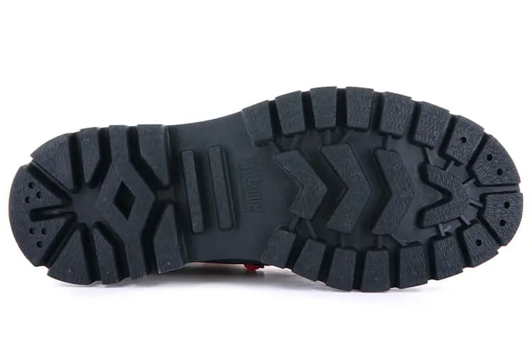 Palladium Outdoor Boots Unisex Black Yellow/Red 5