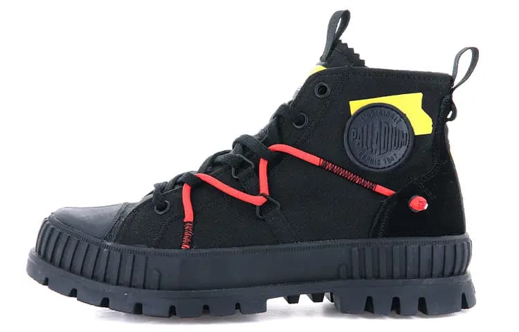 Palladium Unisex Botu Qara/Sarı/Qırmızı