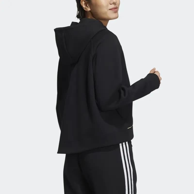 Adidas Cropped Coats Women's Black 3