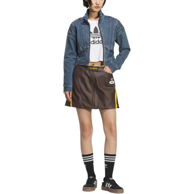 adidas originals SS25 DENIM JACKET Qadın Pencəyi 3