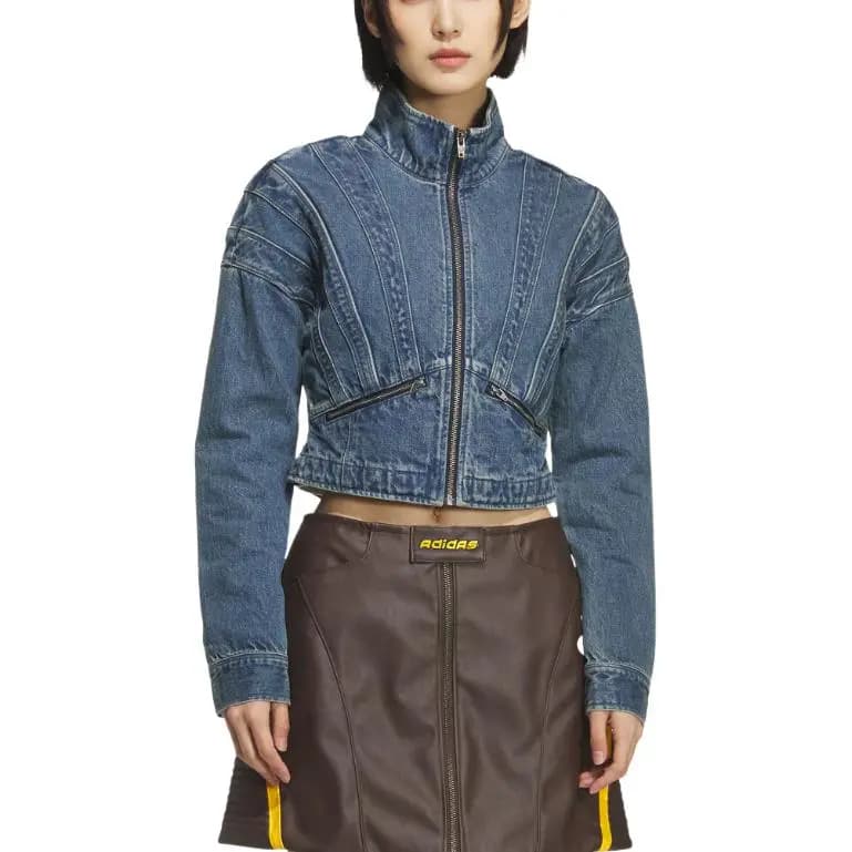 adidas originals SS25 DENIM JACKET Qadın Pencəyi 2