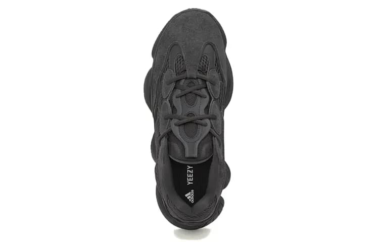 adidas Originals Yeezy 500 Utility Black Unisex İdman Ayaqqabısı Qara 4