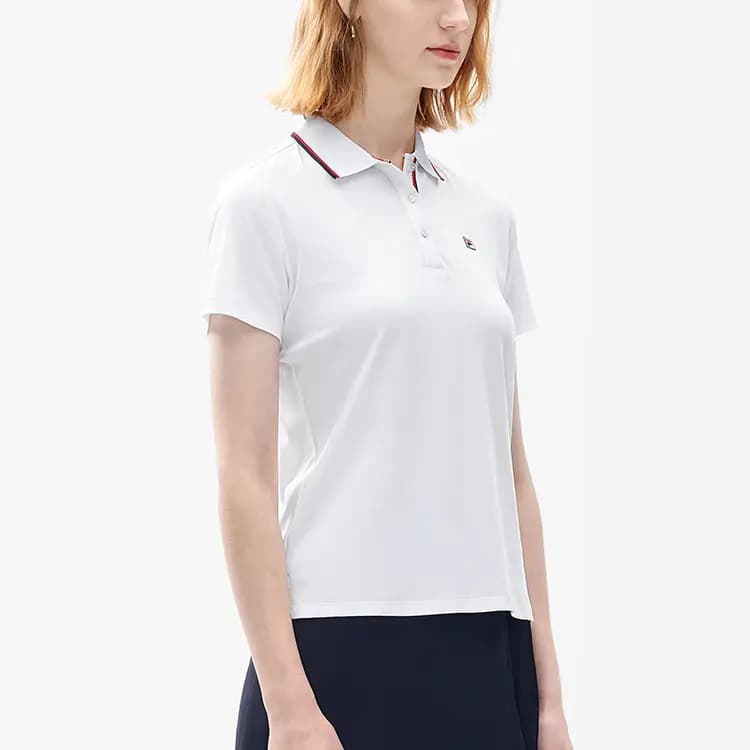 FILA Polo Shirts Women's Standard White 7