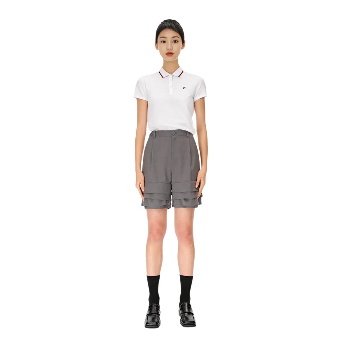 FILA Polo Shirts Women's Standard White 3