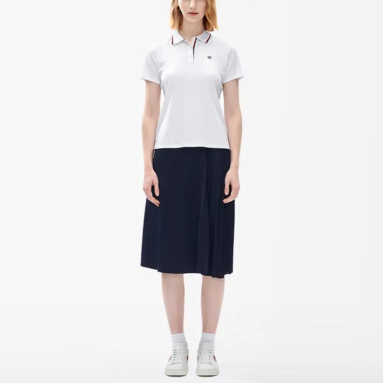 FILA Polo Shirts Women's Standard White 4