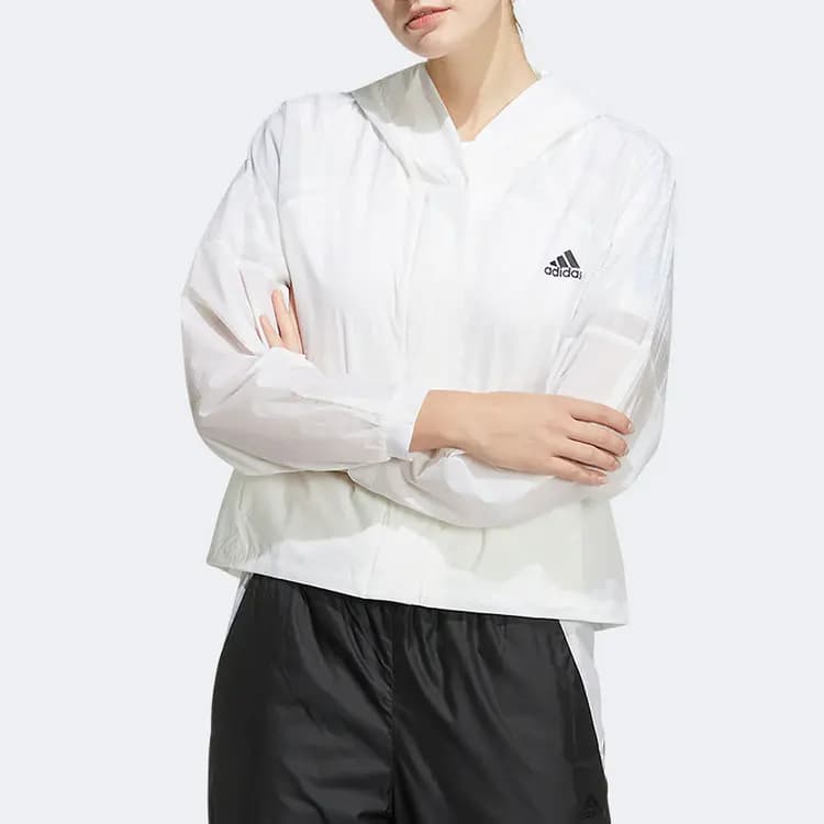 Adidas Qadın Qısa Gödəkçəsi Ağ 2