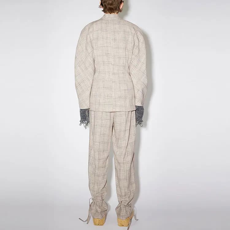 Acne Studios Qadın Kostyumu Bej/Sarı 3