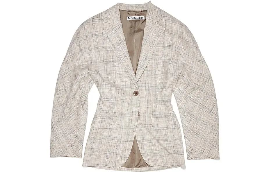 Acne Studios Qadın Kostyumu Bej/Sarı