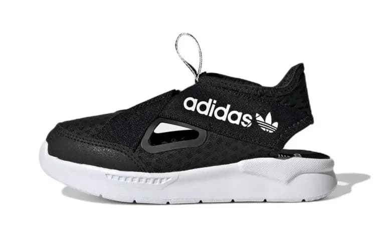 Adidas 360 Sandals J Qara/Ağ