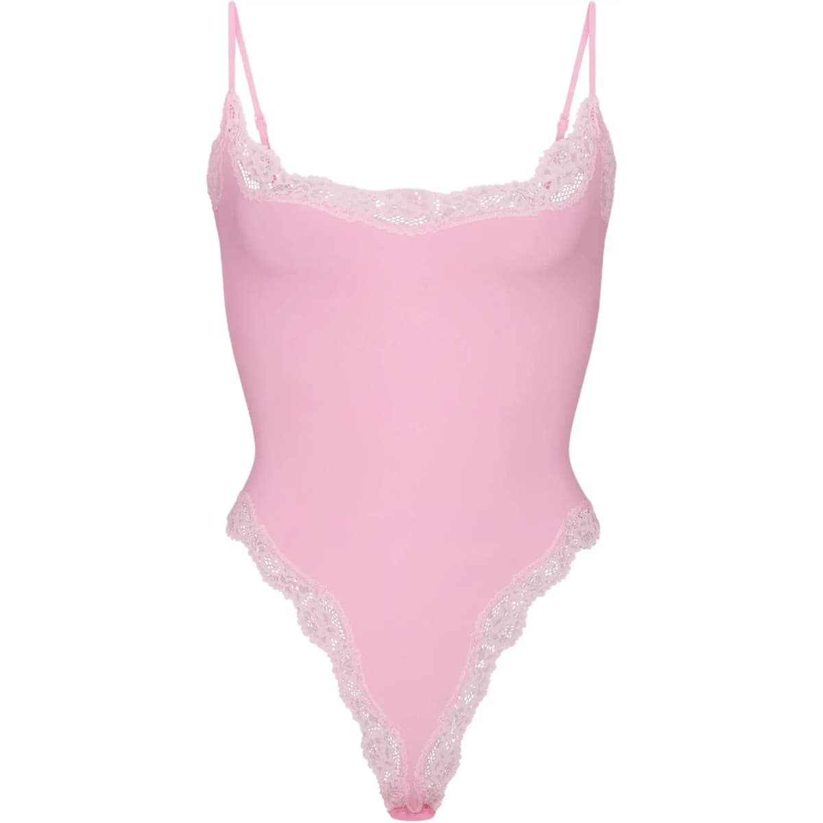 SKIMS FW25 FITS EVERYBODY LACE CAMI SUIT Qadın Bodysuit