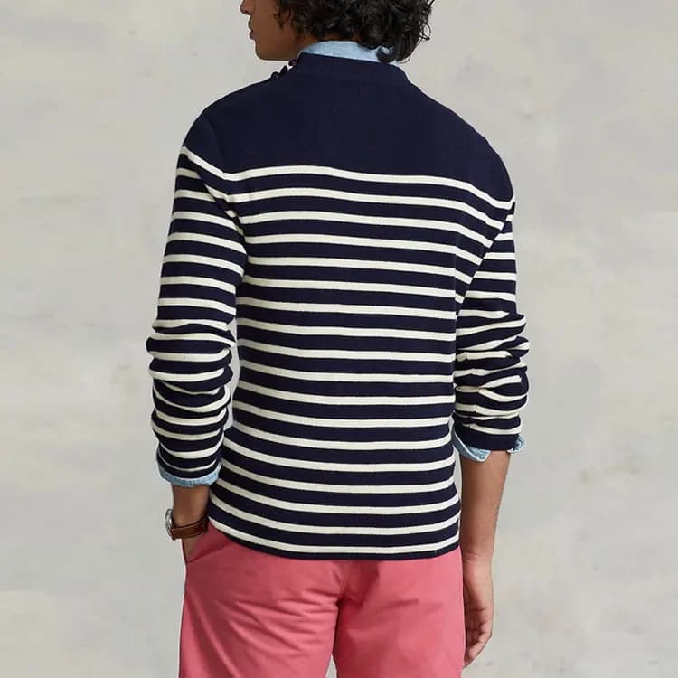 Polo Ralph Lauren SS22 Kişi Sviteri Tünd Mavi 4
