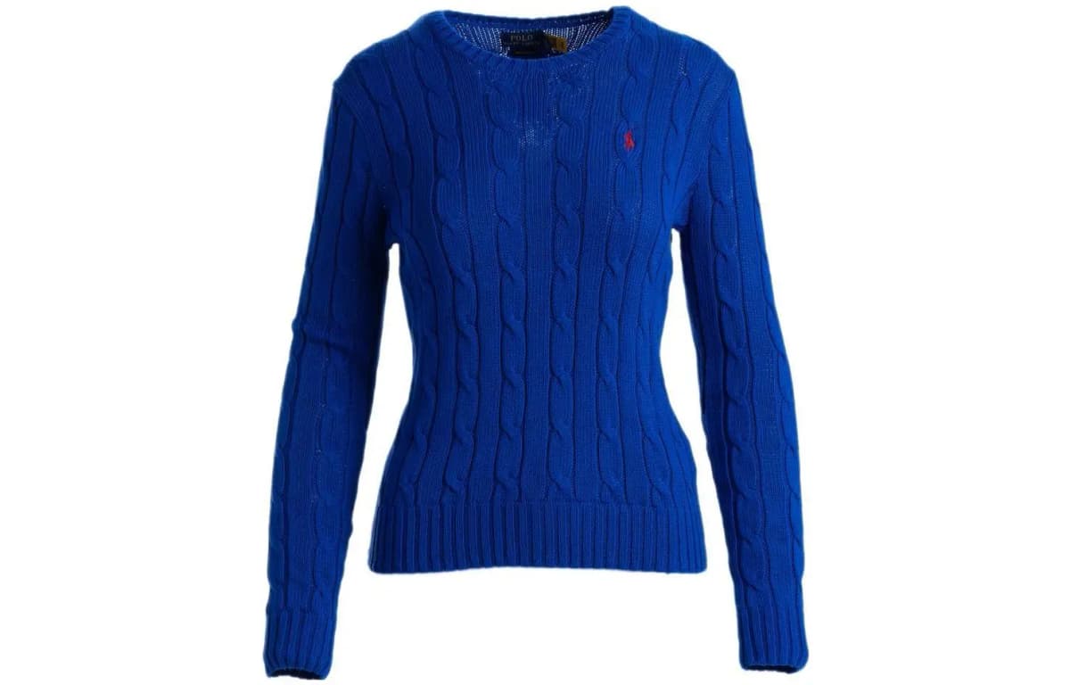 Polo Ralph Lauren Loqo İşləməli Kabel Toxunuşlu Sviter
