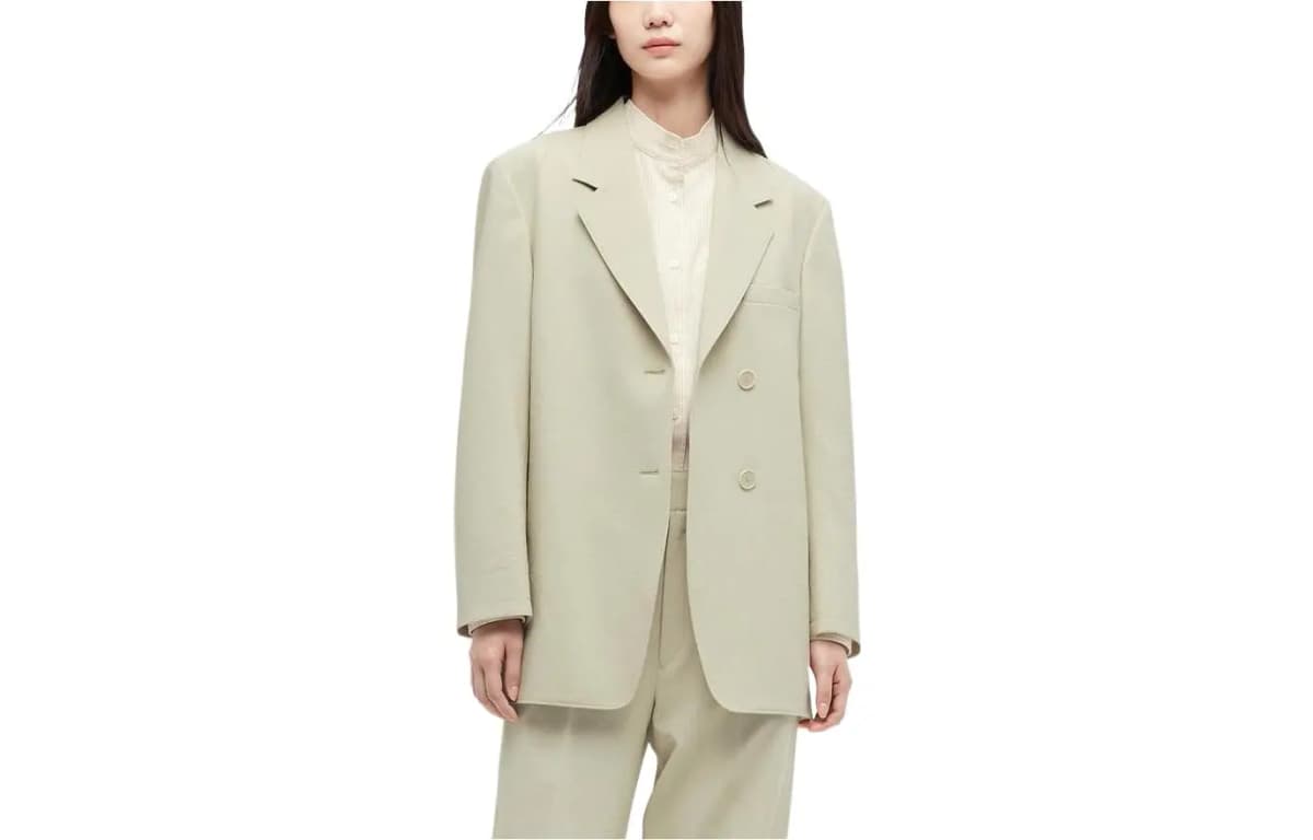 UNIQLO Qadın Kostyumu Açıq Yaşıl
