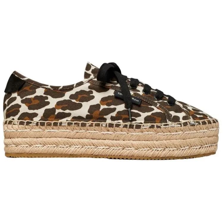TORY BURCH Qadın Dəri Espadril Qəhvəyi 2